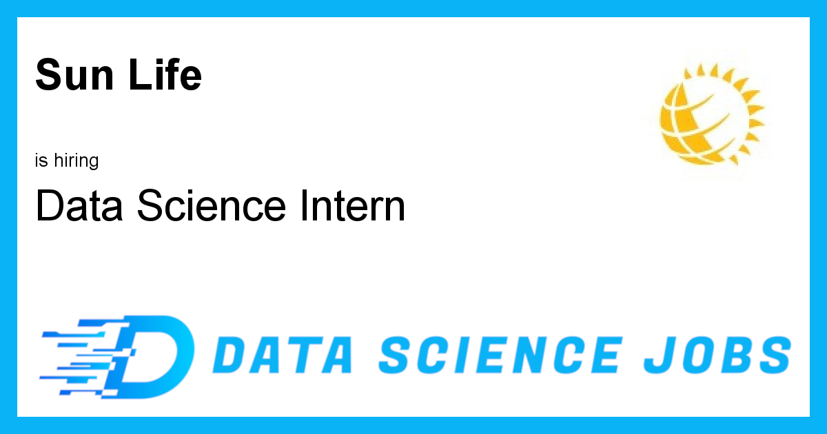 Data Science Intern at Sun Life, Waterford, Ireland
